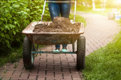 Sustainable garden clearance practices in Finsburypark